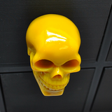 Yellow Skull Door Knobs, Resin Kitchen Door Knobs