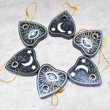 Silver Planchette Ornaments – Spiritual Decor