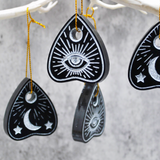 Silver Planchette Ornaments – Spiritual Decor