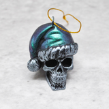 Gothic Skull Santa Ornaments