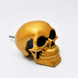 Gold Skull Drawer Knob – Gothic Cabinet Pull for Drawers & Furniture