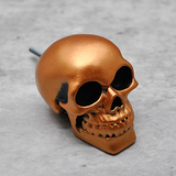 Bronze Skull Drawer Knob – Gothic Cabinet Pull for Drawers & Furniture