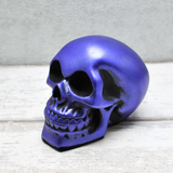 Purple Skull Ornament, Gothic Paperweight