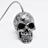 Aluminium Effect Skull Light Pull