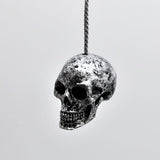 Aluminium Effect Skull Light Pull