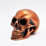 Copper Skull Light Pull, Bathroom Light Pull Cord Weight