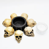 Skull Candle Holder, Gothic Tea light Holder, Skull Candles, Tea Lights