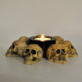 Skull Candle Holder, Gothic Tea light Holder, Skull Candles, Tea Lights