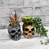 Skull Planter, Gothic Plant Pot, Wall Hanging Skull